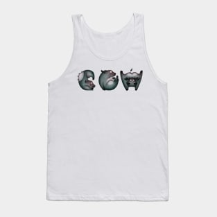 Alphabet Yoga Cow Tank Top